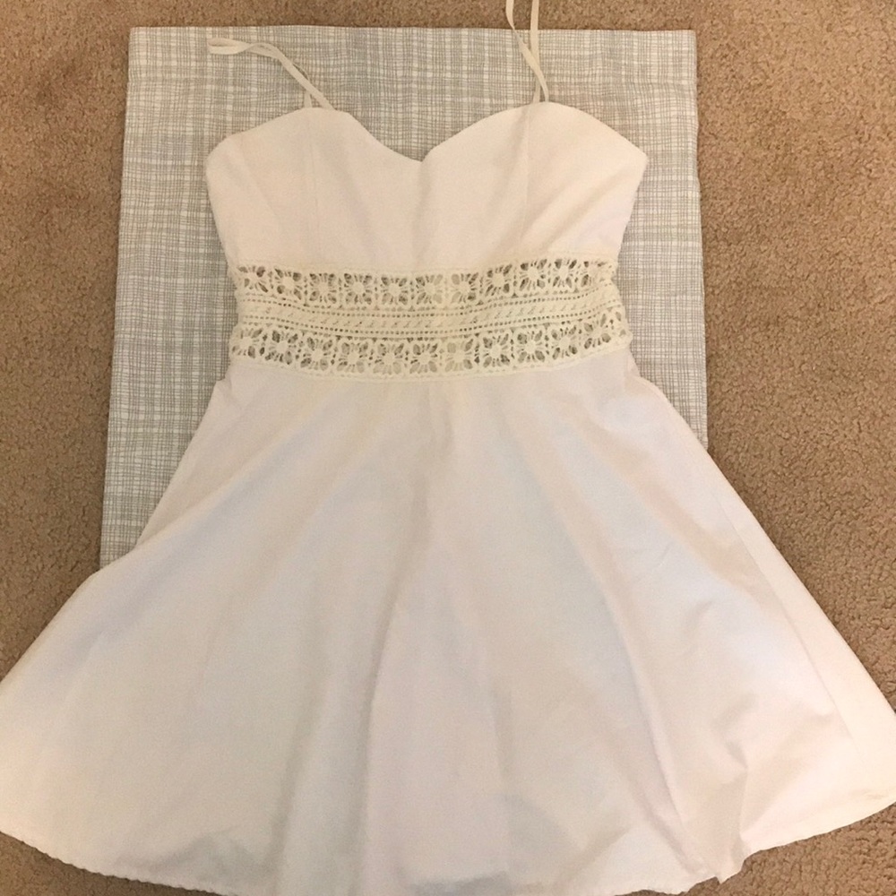 white dress